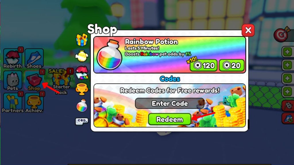Roblox Speed Training redeem codes