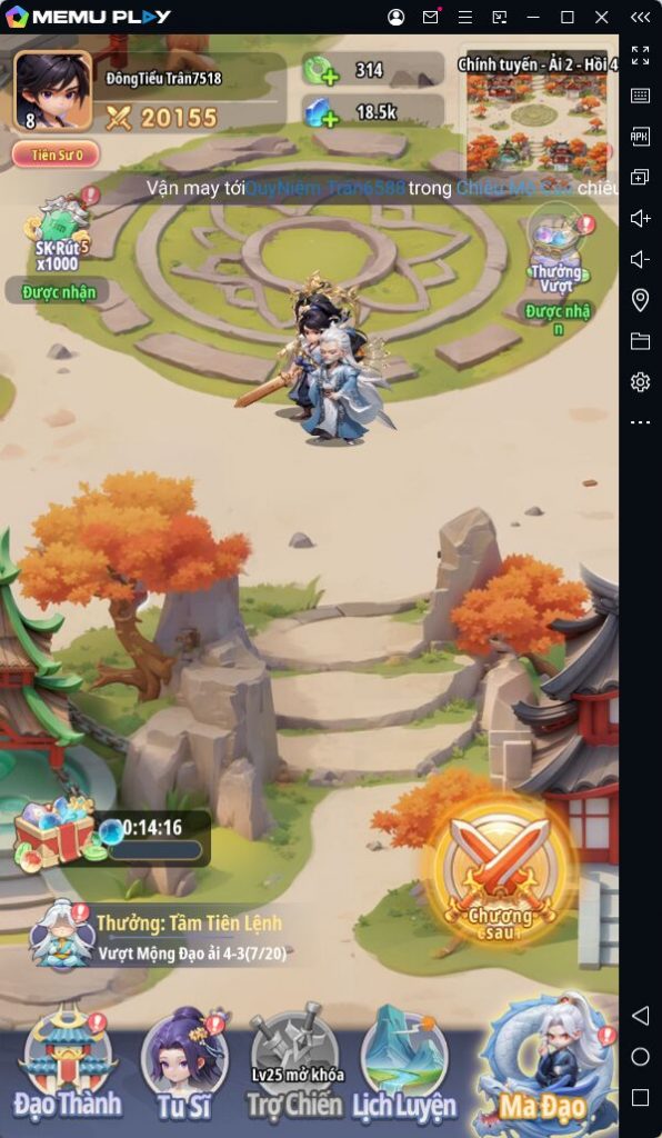 Code Tiên Nghịch Mobile