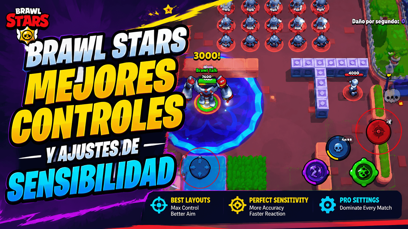 Brawl Stars 2026: Mejores Controles y Ajustes de Sensibilidad PC