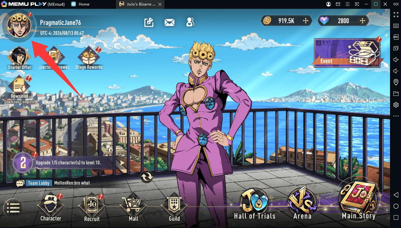 How to redeem JoJo's Bizarre Adventure: GS codes