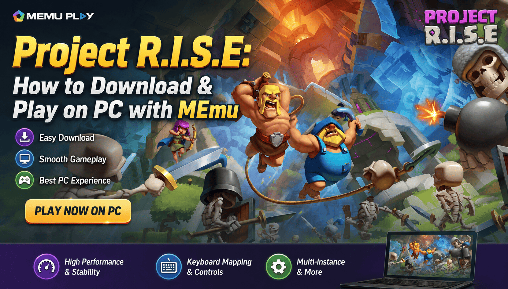 Project R.I.S.E: How to Download & Play on PC with MEmu