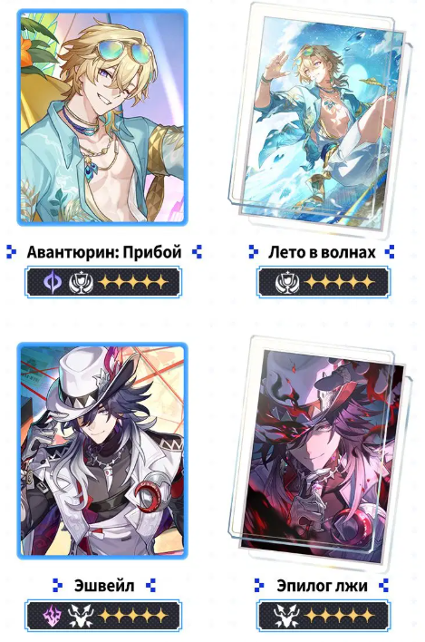 Баннеры Honkai: Star Rail 4.5