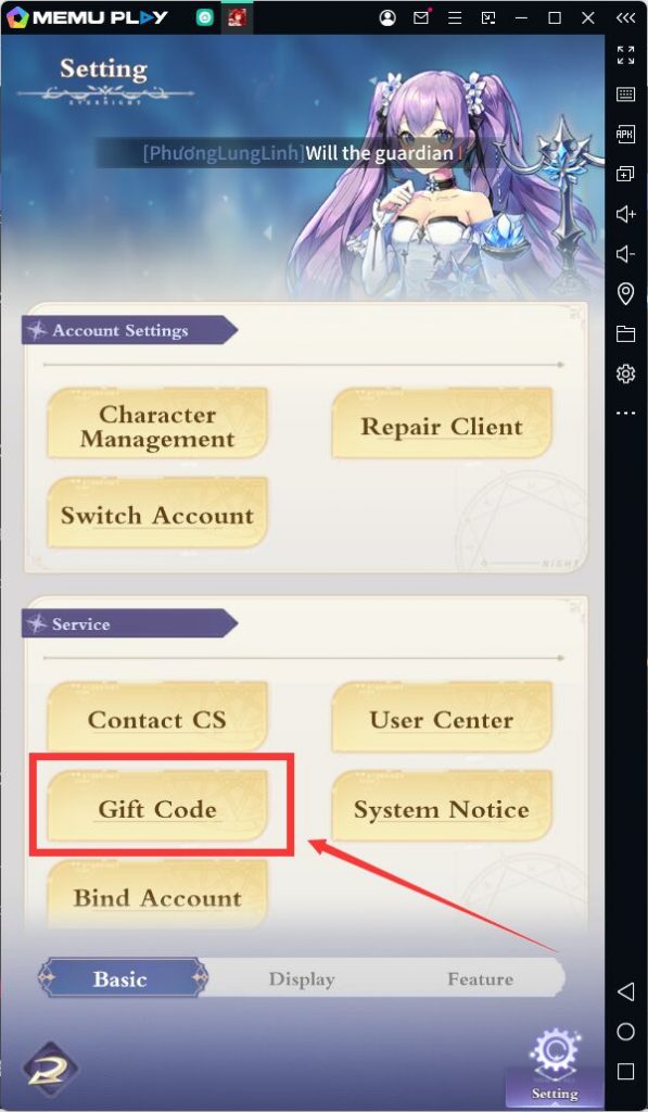 Redeem Codes in Ever Night: Reawakening