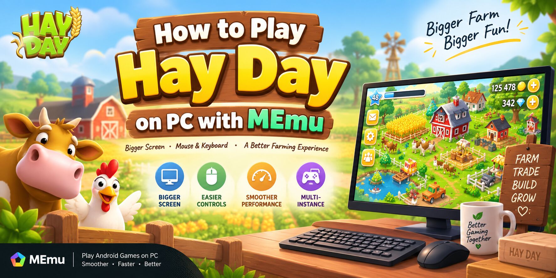 Cómo Jugar Hay Day en PC con MEmu: Guía Completa y Actualizada PC