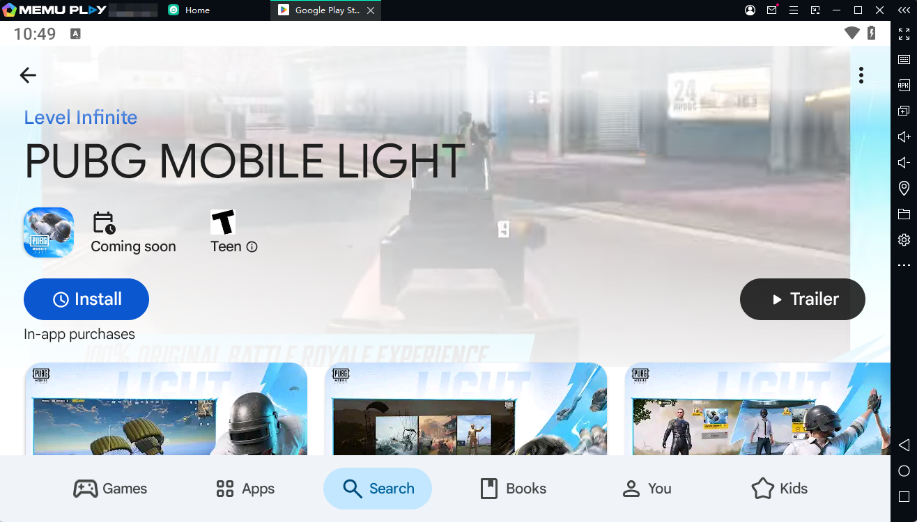 PUBG MOBILE LIGHT Pre-Registration