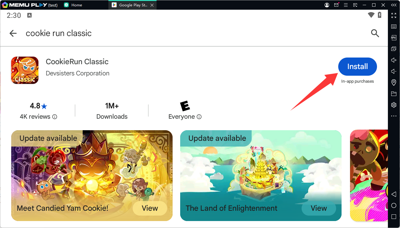 วิธีดาวน์โหลดและติดตั้ง MEmu เพื่อเล่น Cookie Run Classic