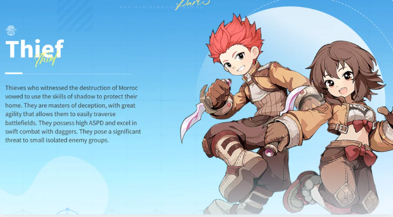 Ragnarok: The New World Thief / Assassin (โจร / แอสซาซิน)