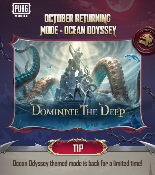 Ocean Odyssey Returns in PUBG MOBILE 4.6