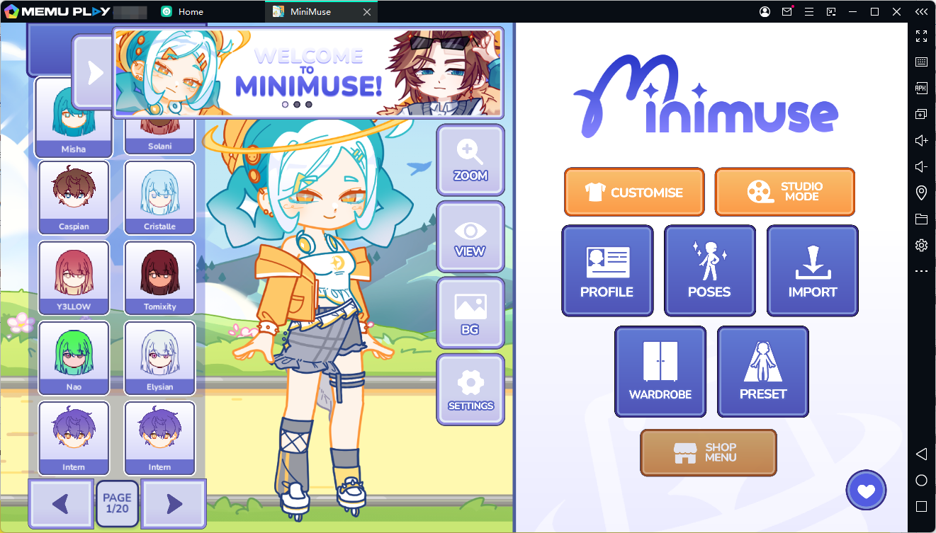 How to Download and Play MiniMuse on MEmu