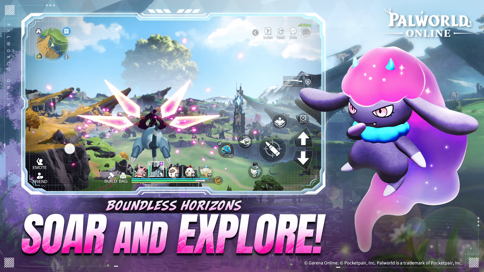 Palworld Online Gameplay Features - Explore a Seamless Open World