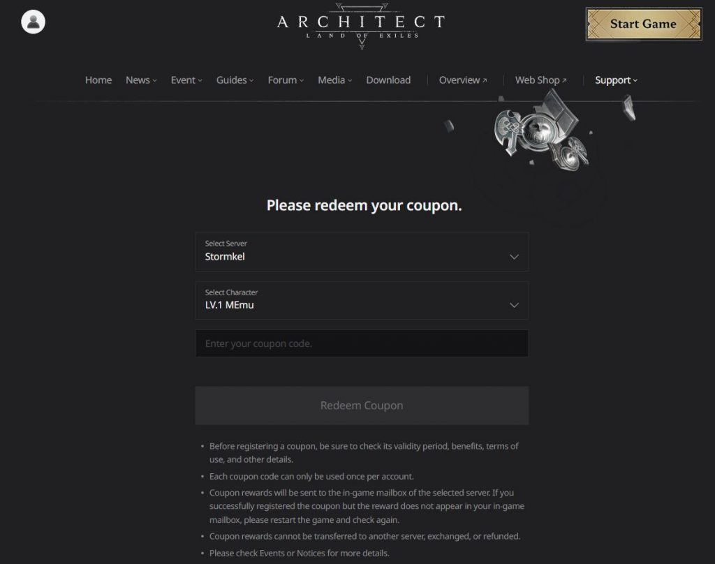 Architect Land of Exiles Coupon Code