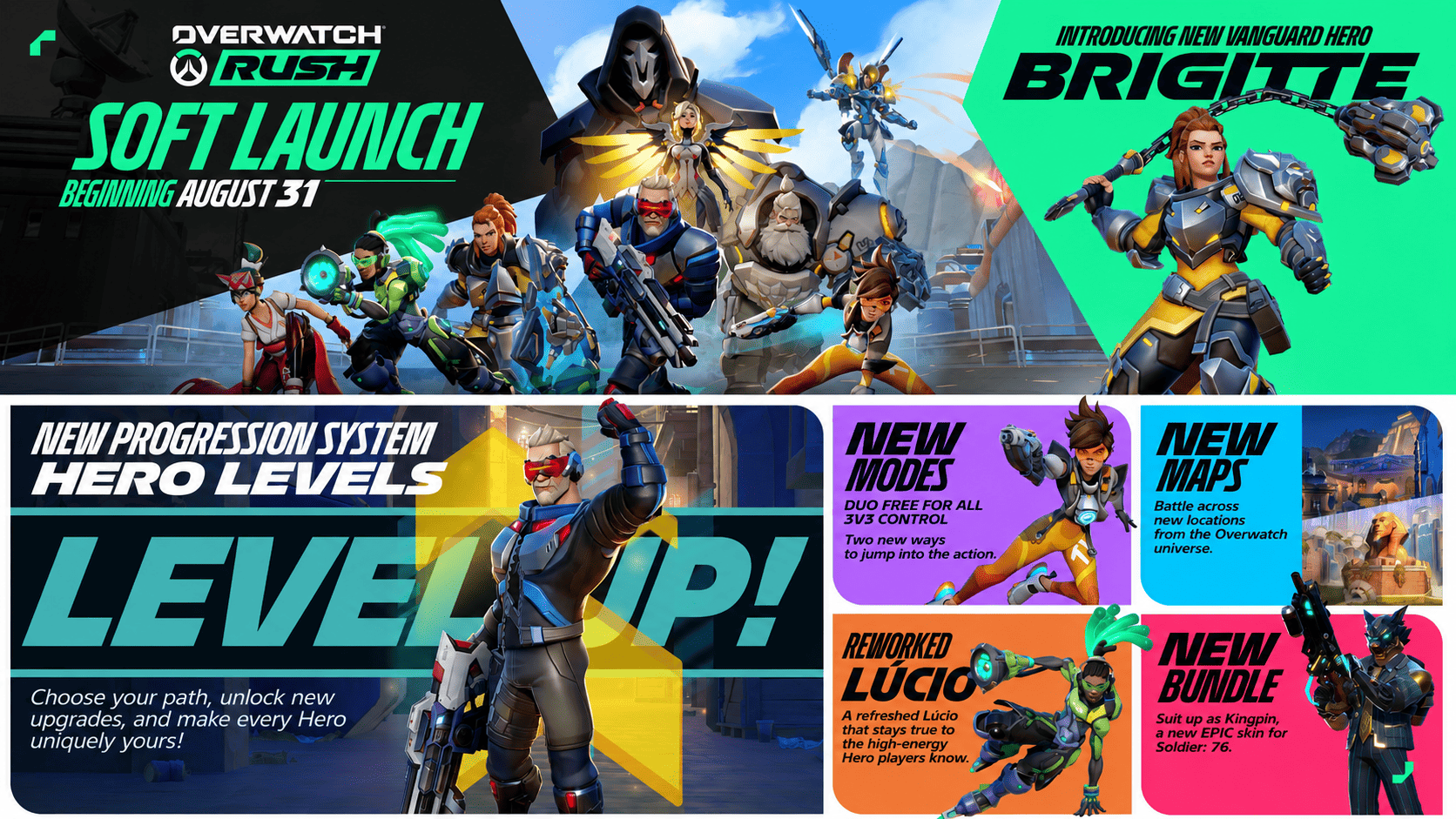 Overwatch Rush Soft Launch: How to Download and Play