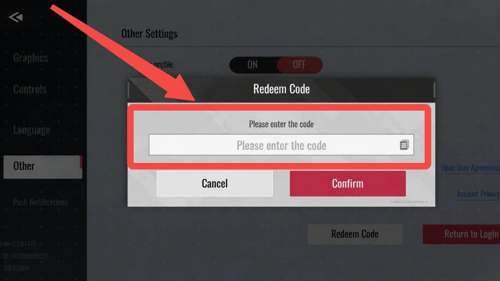 Redeem Etheria Restart Code