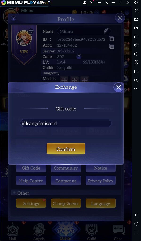 Idle Angels Code