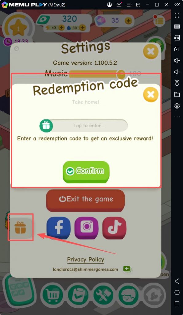 Landlord Sim Code
