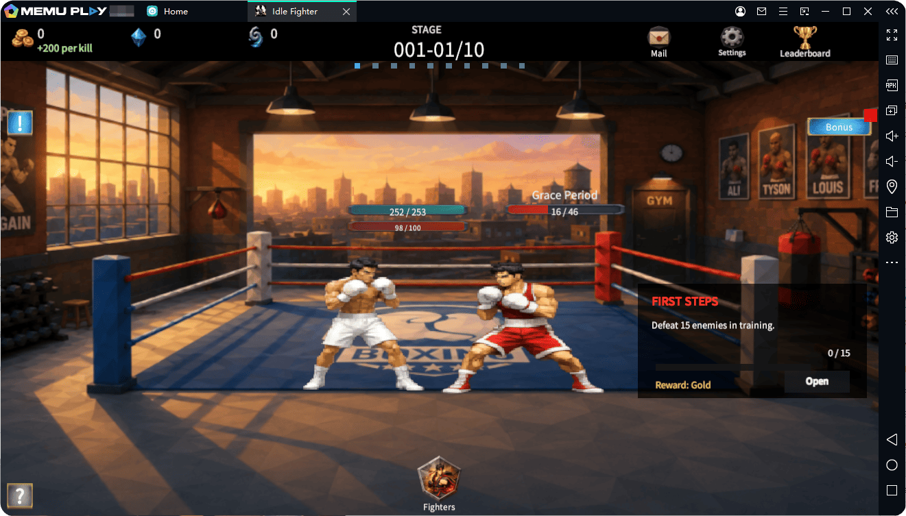 Idle Fighter เกม Idle RPG ศิลปะการต่อสู้ เปิดลงทะเบียนล่วงหน้า