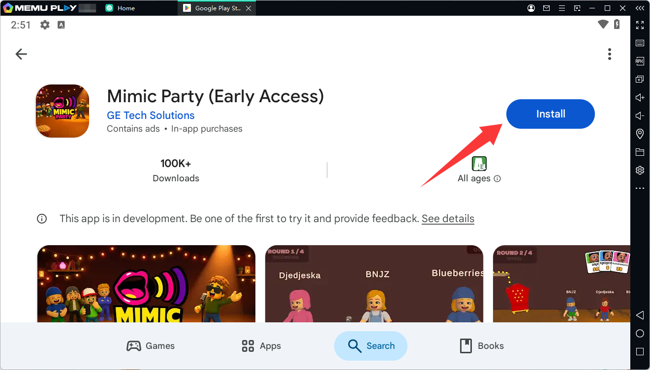 How to Download and Play Mimic Party on PC