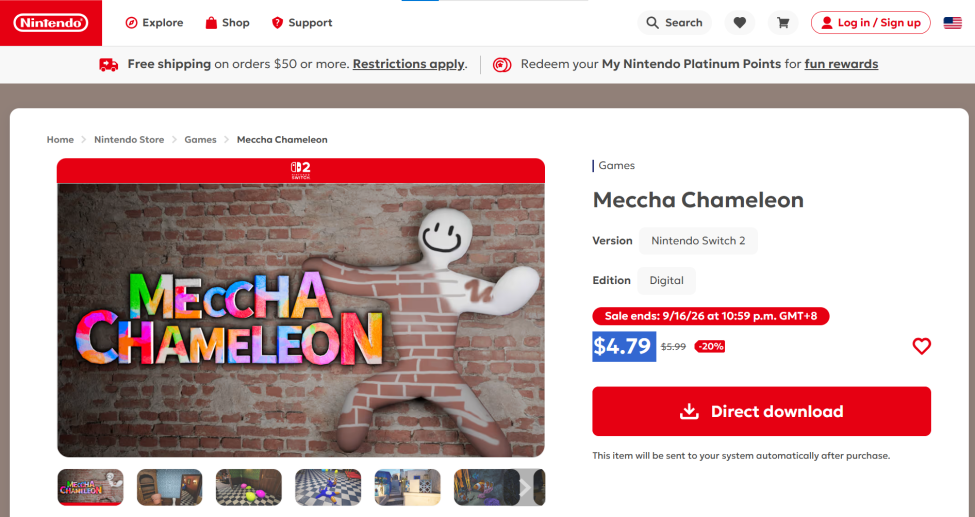 MECCHA CHAMELEON on Switch 2: Release, Price & Gameplay