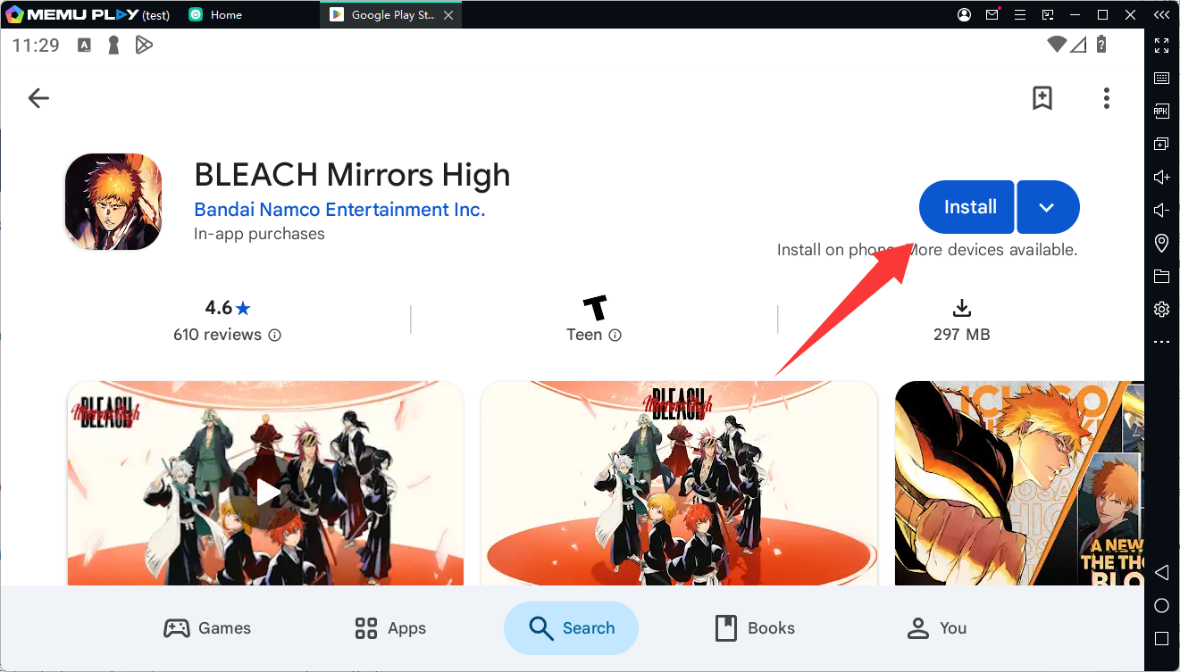 BLEACH Mirrors High on PC: Download and Play with MEmu