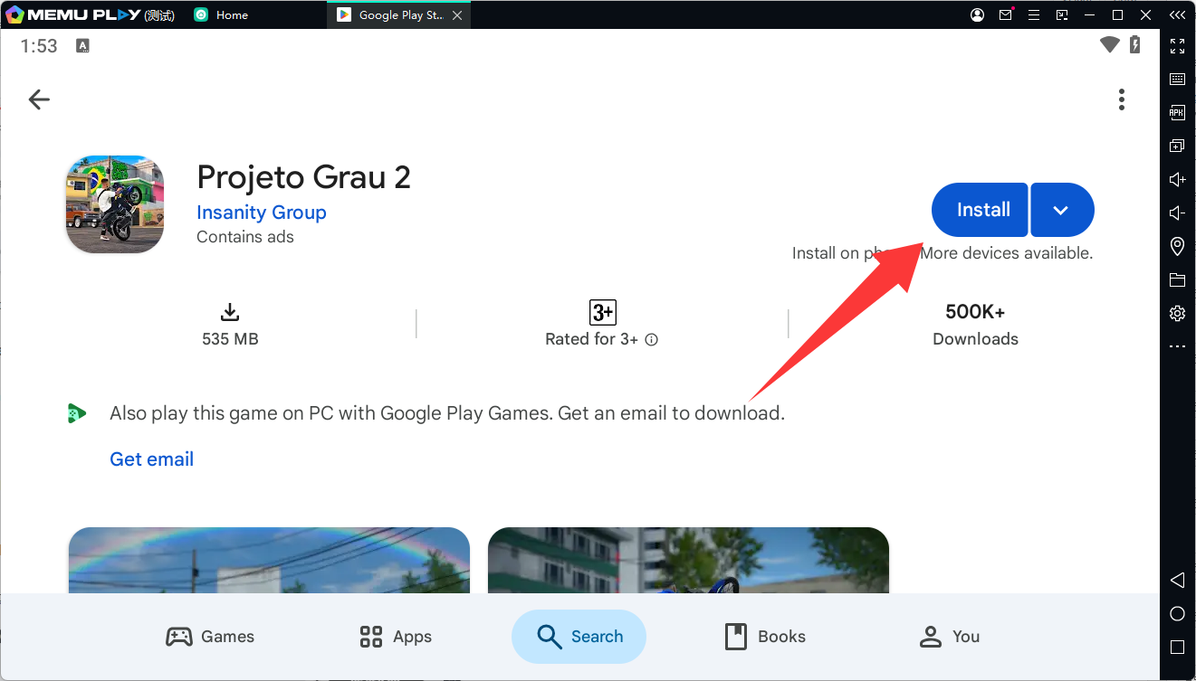 Projeto Grau 2 no PC: Como Baixar e Jogar com MEmu
