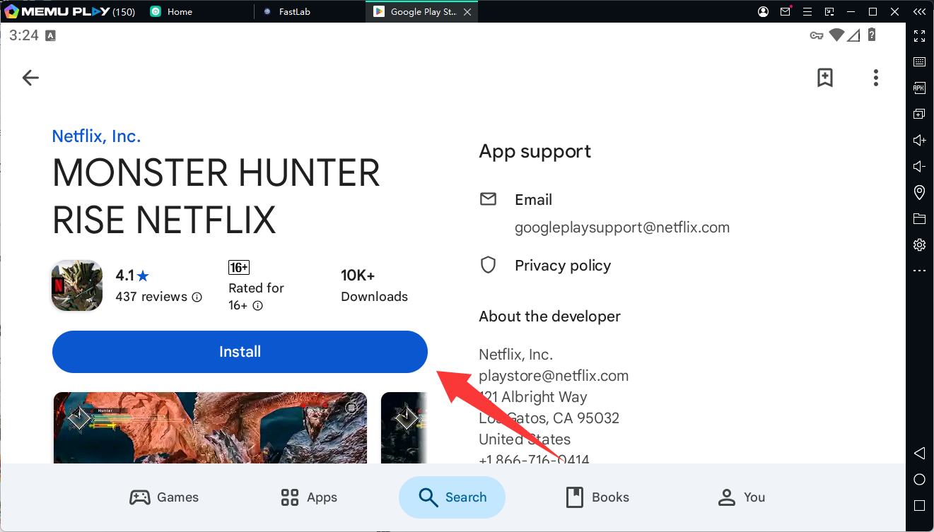 MONSTER HUNTER RISE NETFLIX Download: Regions & Guide