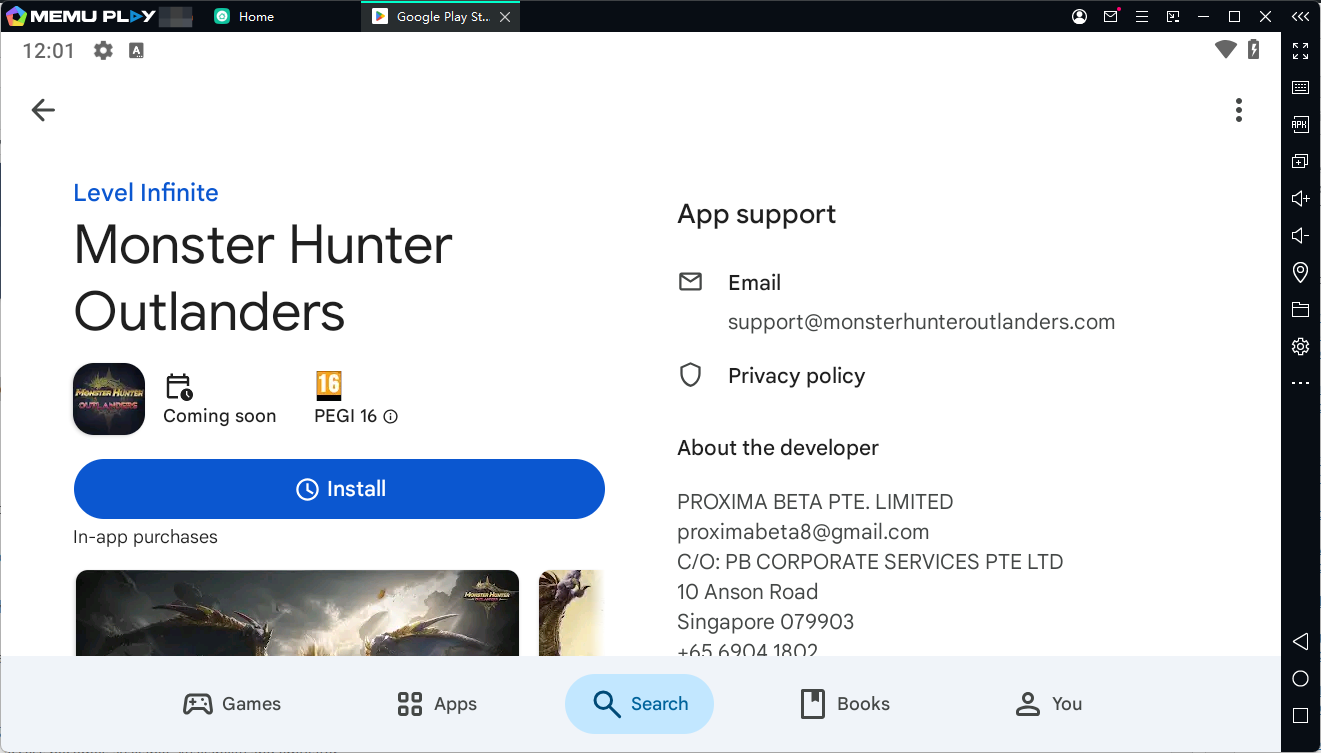 Monster Hunter Outlanders on PC: Download & Play with MEmu