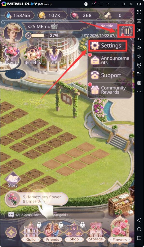 Gardenship Flora's Secret Code