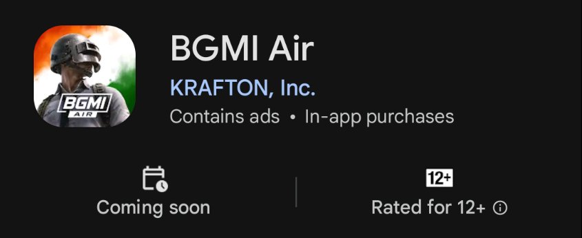 BGMI Air: Release Date, Features, Pre-Registration, and Latest Updates