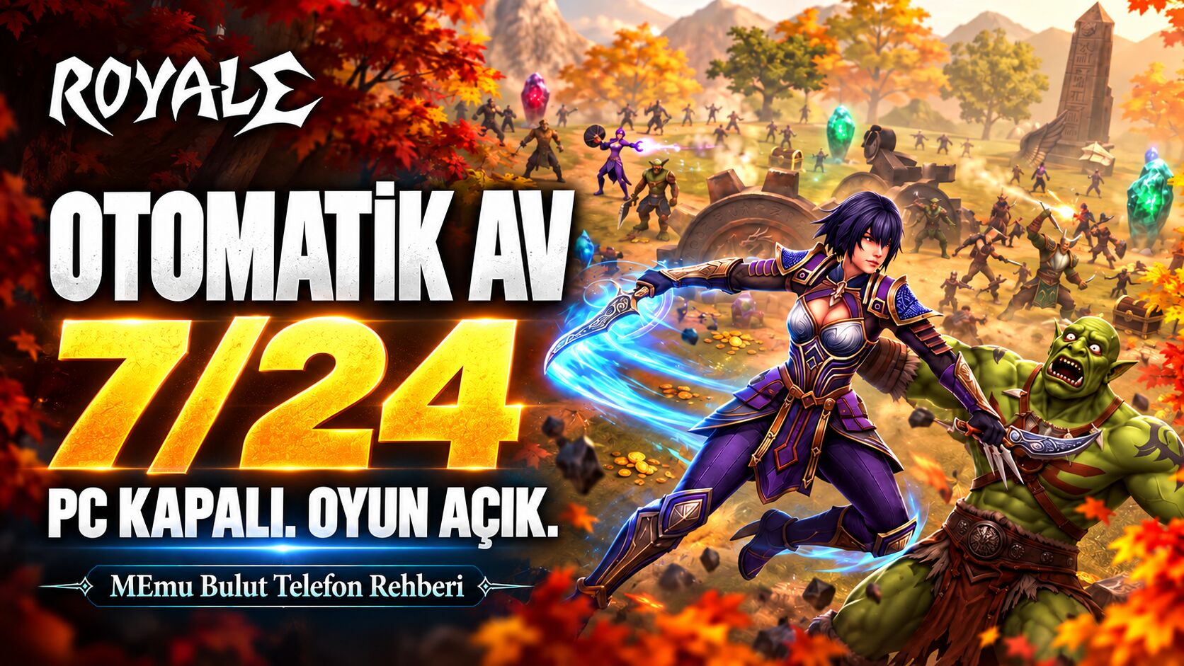 Royale Online (Royale2) AFK Farm Rehberi: MEmu Cloud Phone ile Otomatik Av PC