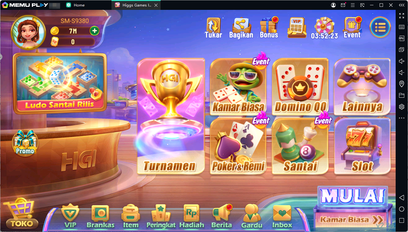 Higgs Games Island: Cara Download dan Main di PC Menggunakan MEmu