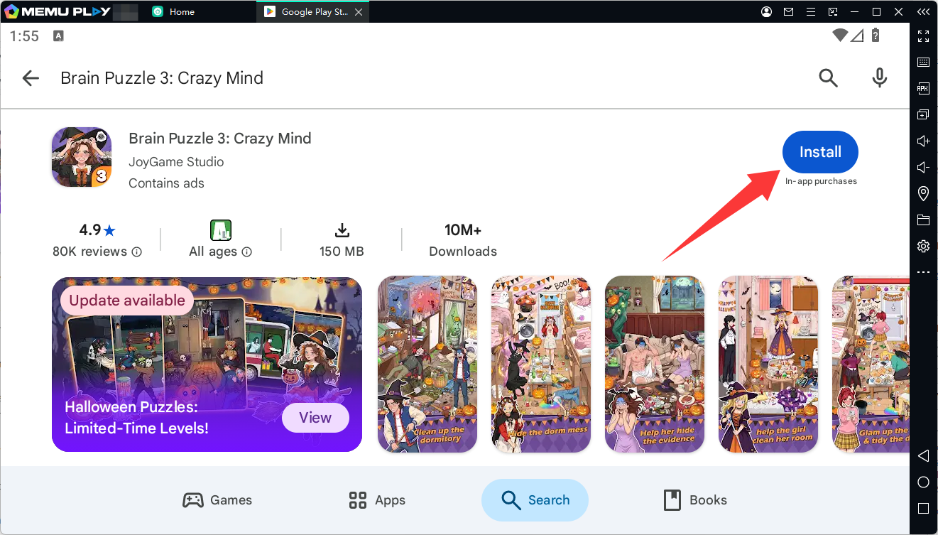 Brain Puzzle 3: Crazy Mind on PC – Download with MEmu