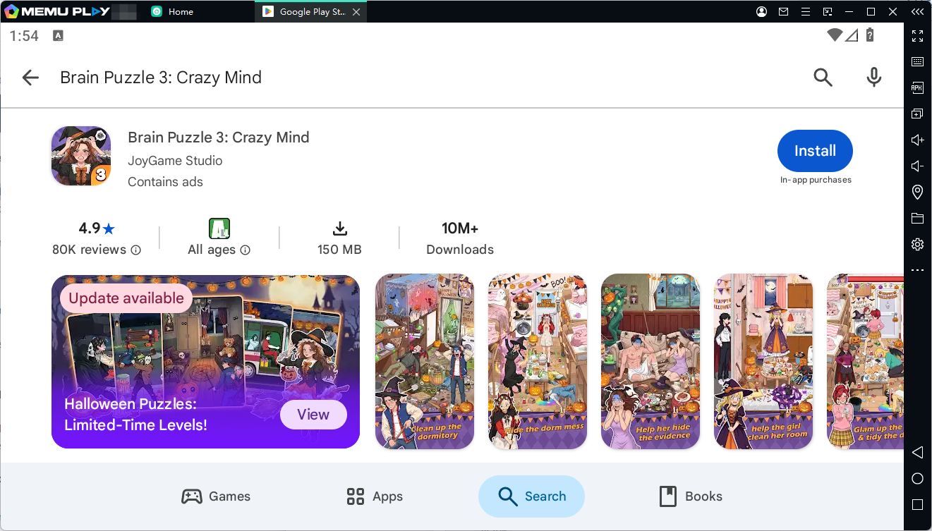 Brain Puzzle 3: Crazy Mind on PC – Download with MEmu